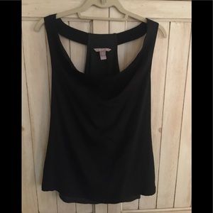 Banana Republic, sleeveless, cowl neck top
